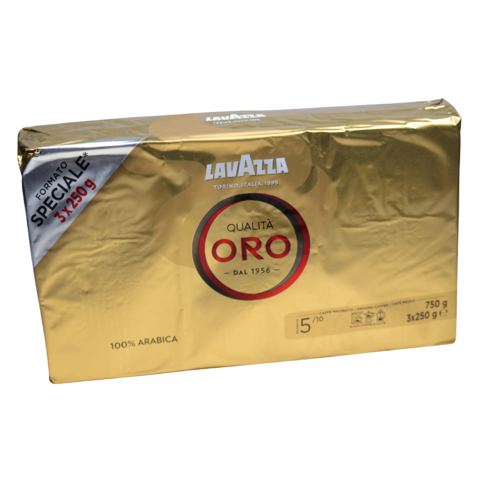 Cafea măcinată Lavazza Qualità Oro - 3x250g