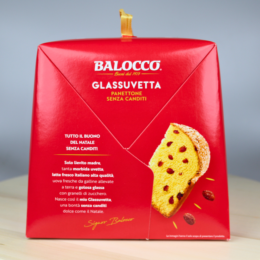 Panettone Balocco/Bauli Zero Canditi Gransoffice