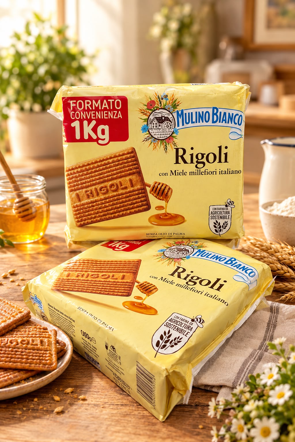 🍯 Mulino Bianco Rigoli – biscuiți cu miere italiană 🇮🇹