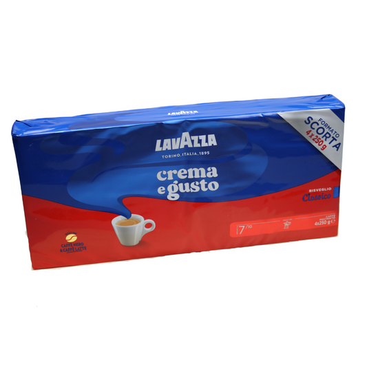 Cafea măcinată Lavazza Crema e Gusto - 4x250g