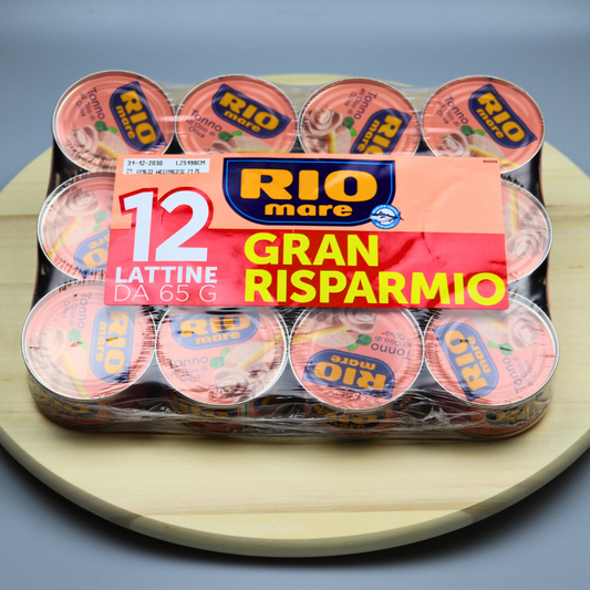 Ton Rio Mare în ulei de măsline - set de 12x65gr